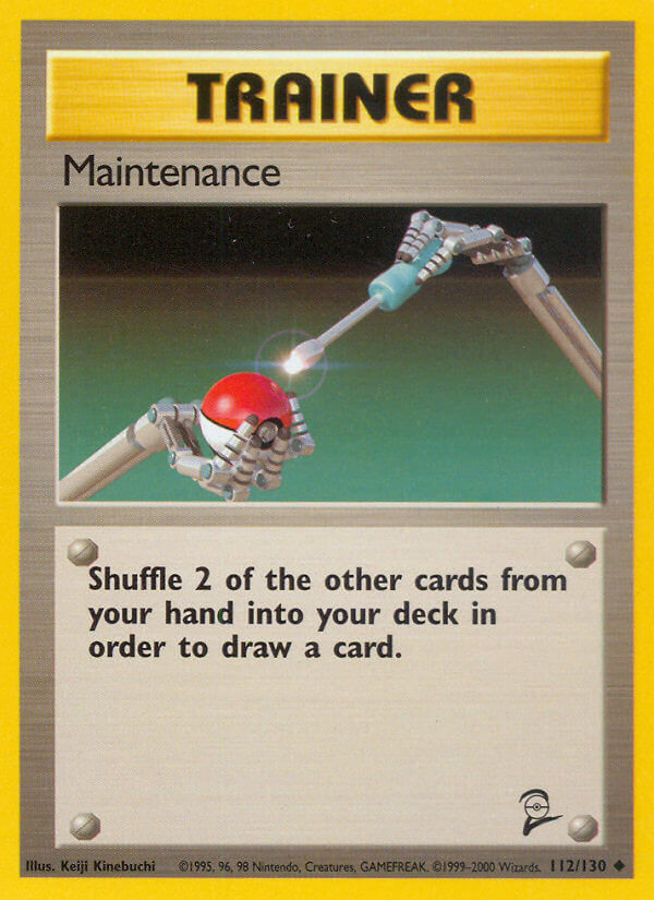 Trainer: Maintenance