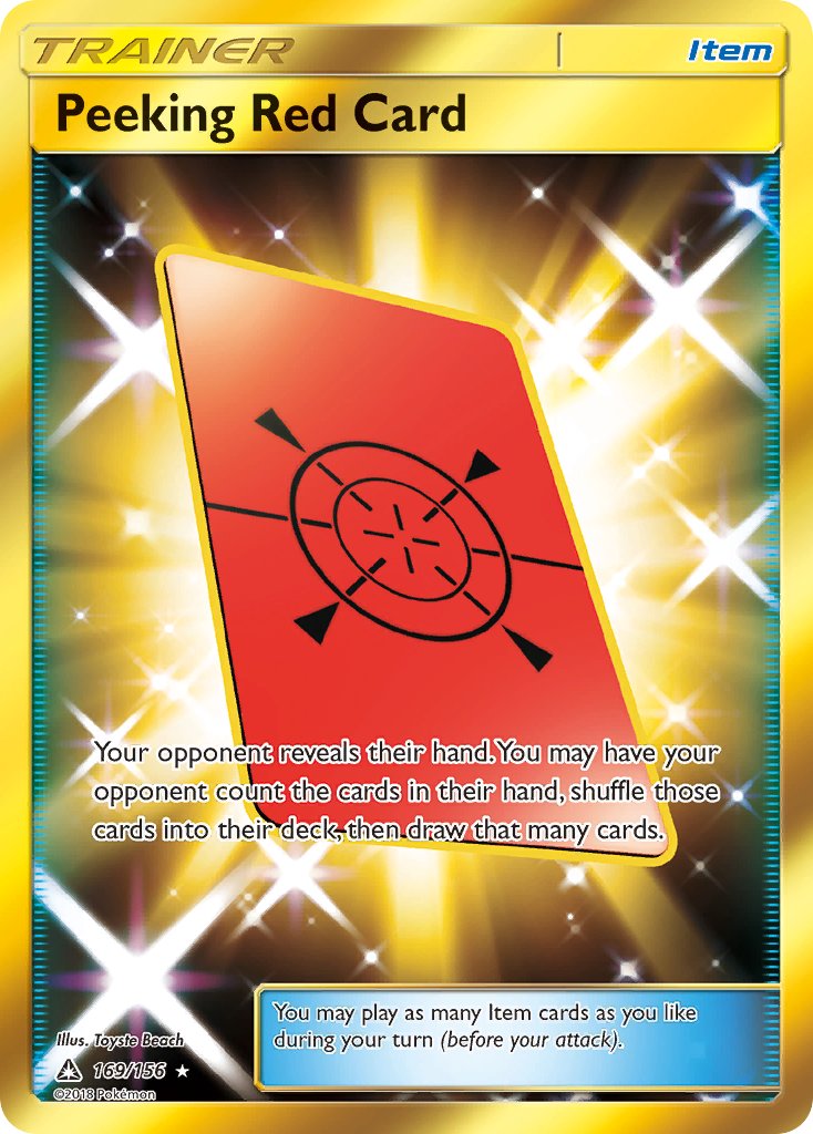 Trainer: Peeking Red Card